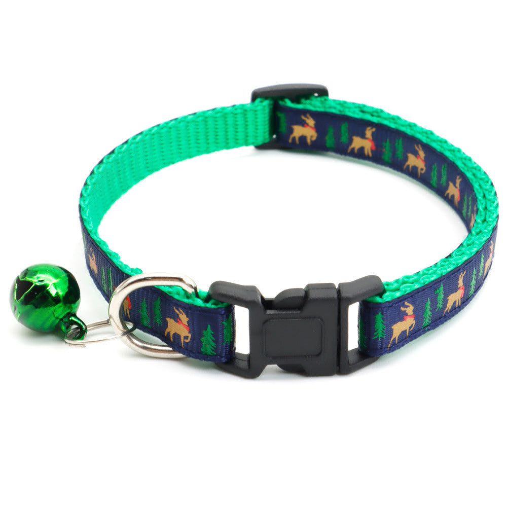 Christmas Bell Dog Collar – Festive Pet Accessory by Ondaum Pet