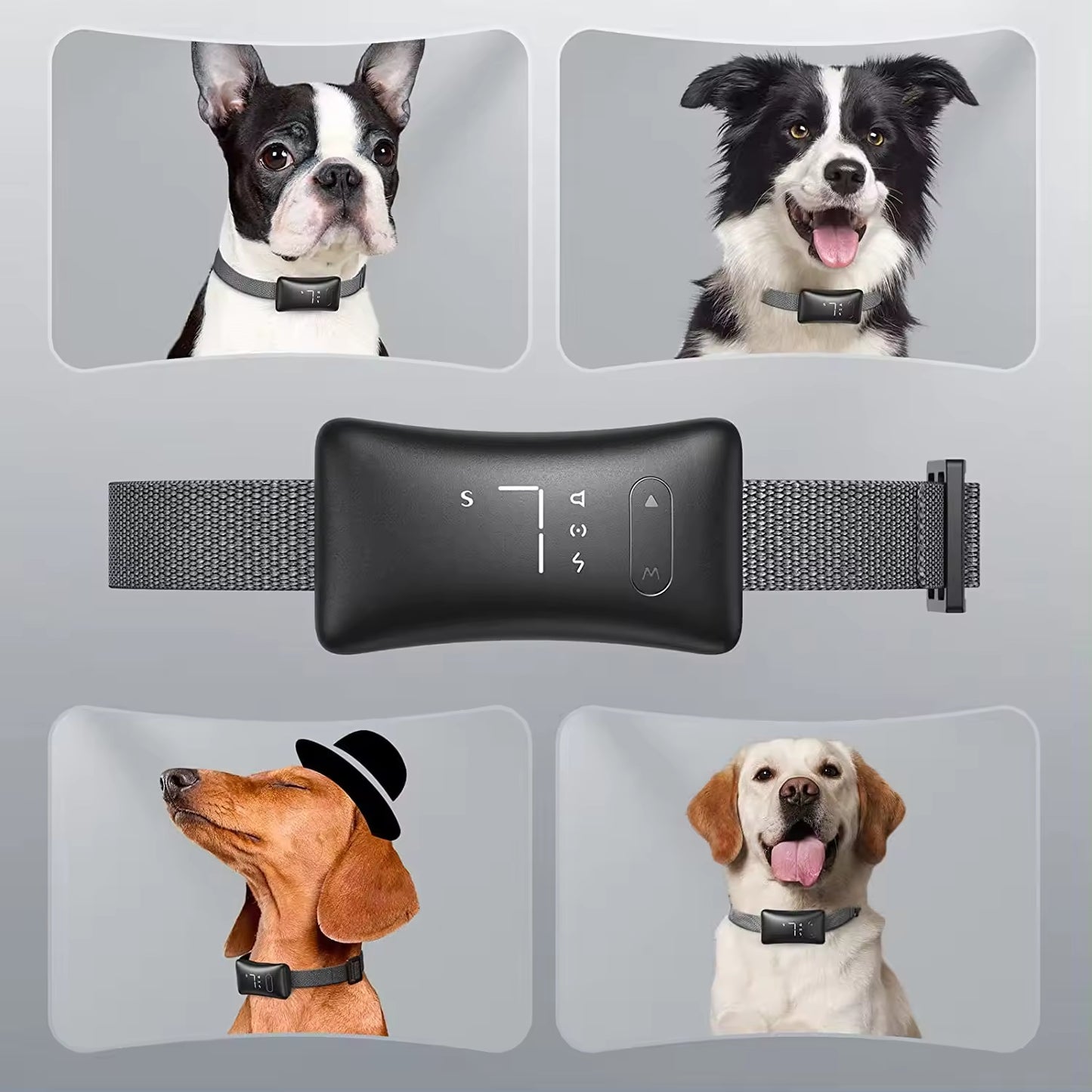 Ondaum Smart Pet Bark Stopper Training Collar for Dogs – Effective Behavior Control