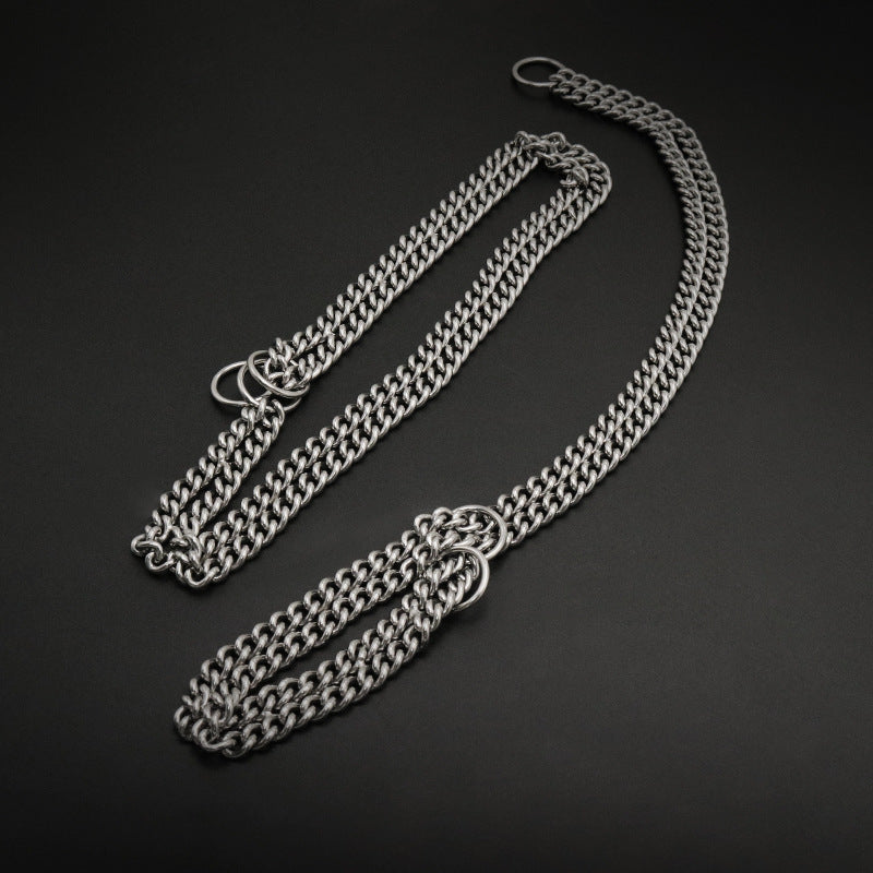 Ondaum Pet Stainless Steel 304 Explosion-Proof Collar – Durable & Stylish Pet Chain