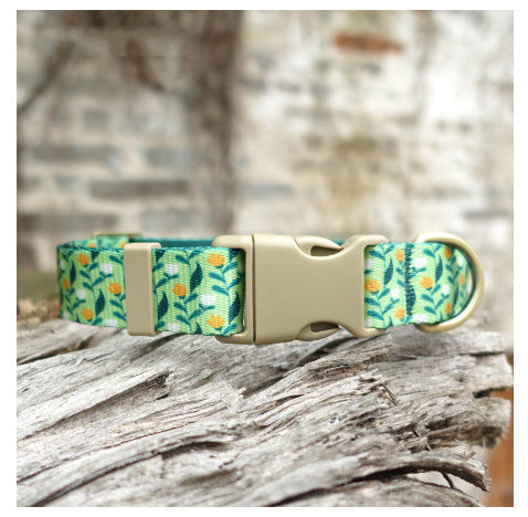 Nylon Ribbon Flower Pet Collar for All Seasons