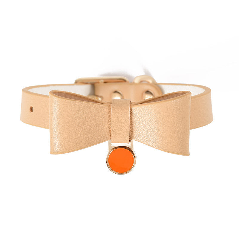 Luxury Leather Cat Collar for Stylish Pets