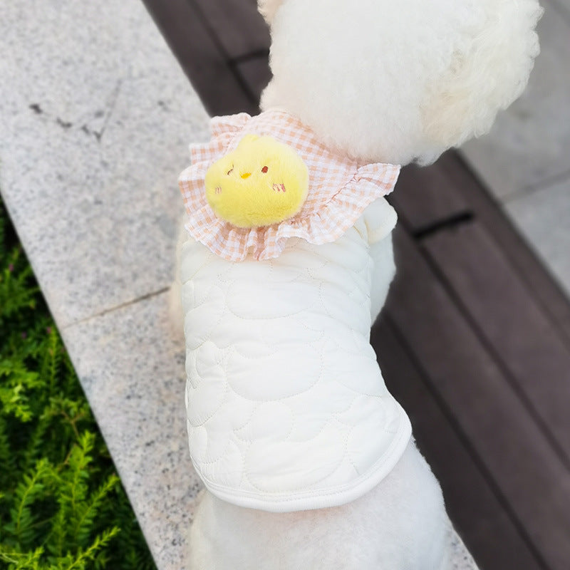 Cat Small Square Towel Little Duck Vest Clothes