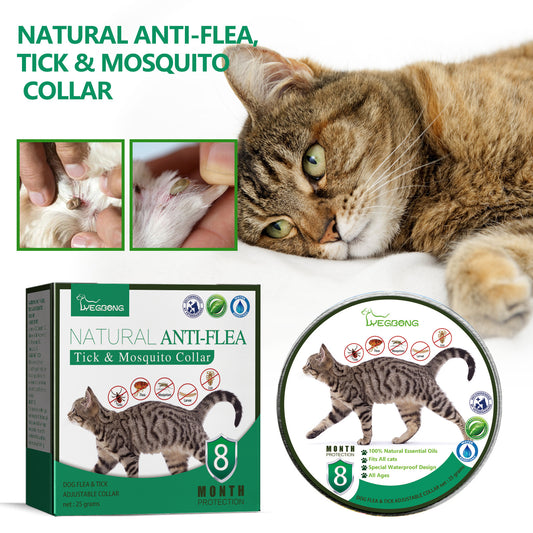 Pet Insect Collar with Natural Repellent