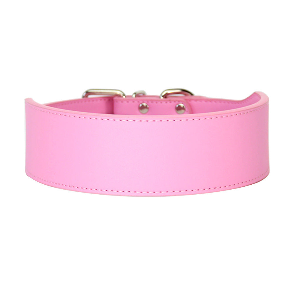 Fish-Shaped Leather Dog Collar – Anti-Breaking Loose, Wear-Resistant, Adjustable for All Seasons