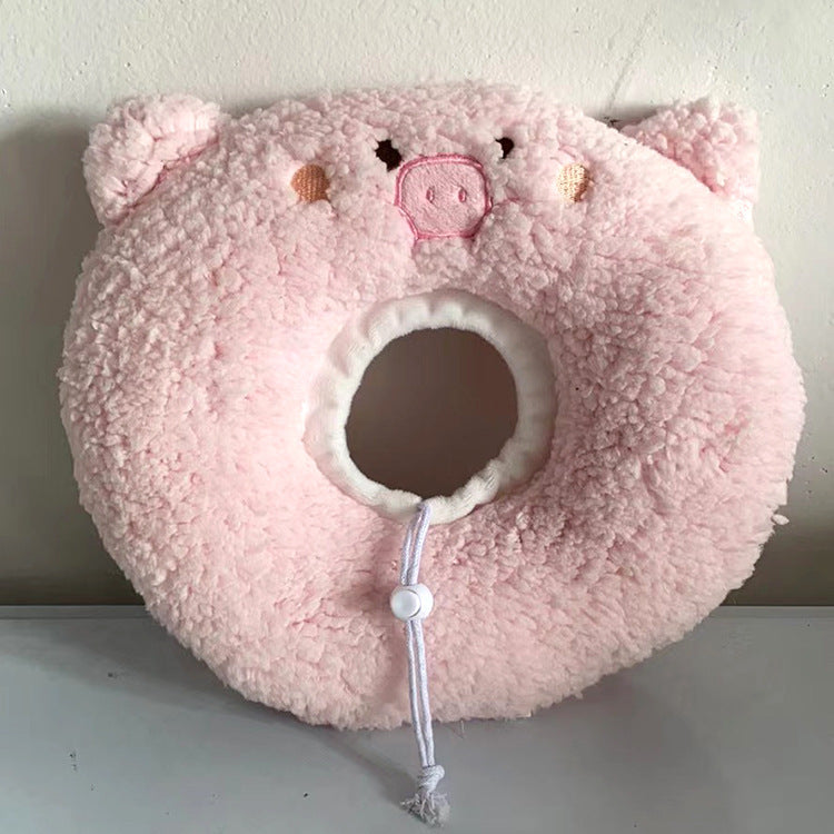 Pet Kitten Cat Collar Soft Ring Surgical Headgear