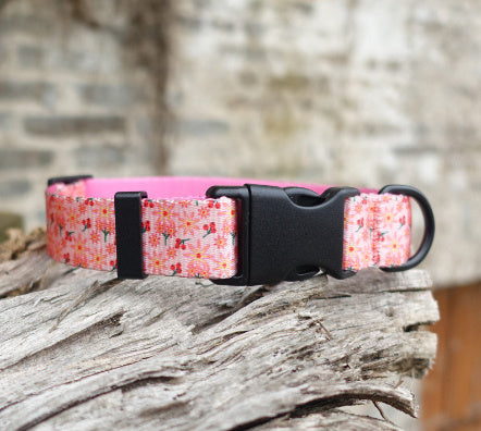 Nylon Ribbon Flower Pet Collar for All Seasons