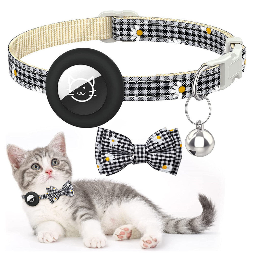 Plaid Bowknot Pet Collar for Dogs & Cats