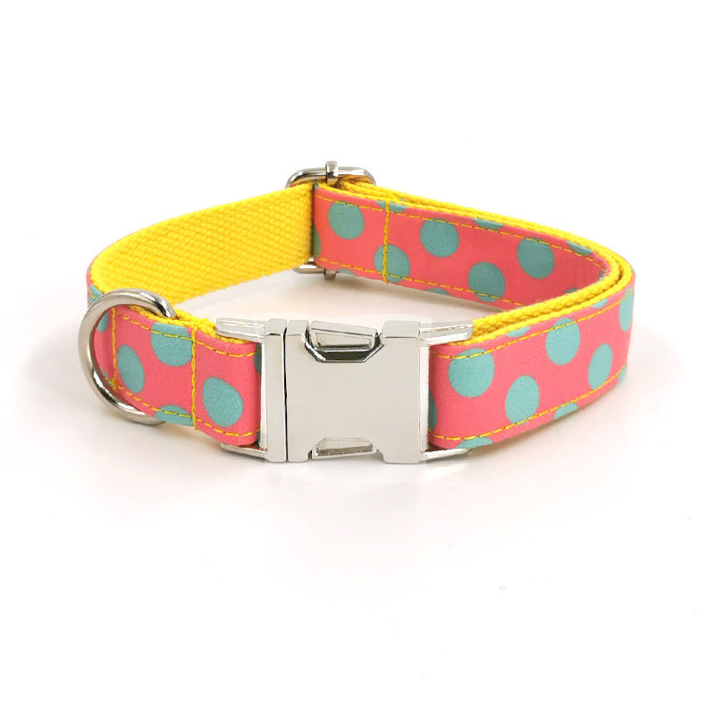 Polka Dot Dog Collar Traction Rope Review