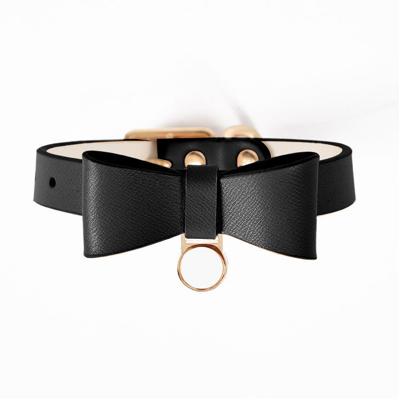 Luxury Leather Cat Collar for Stylish Pets