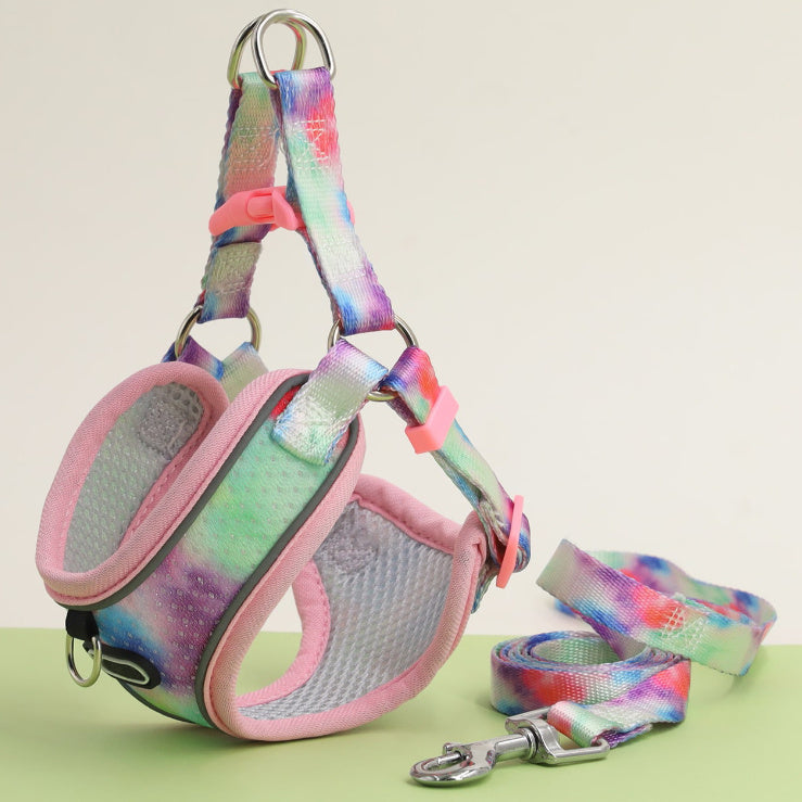 Pet's Chest-back Traction Dog Walking Chest Strap