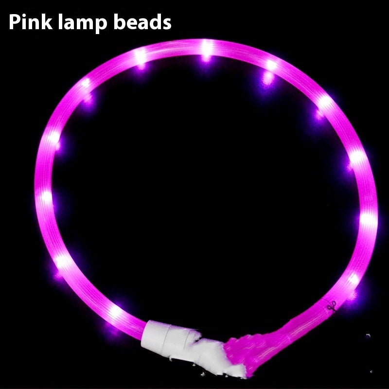 USB Rechargeable LED Pet Collar for Dogs