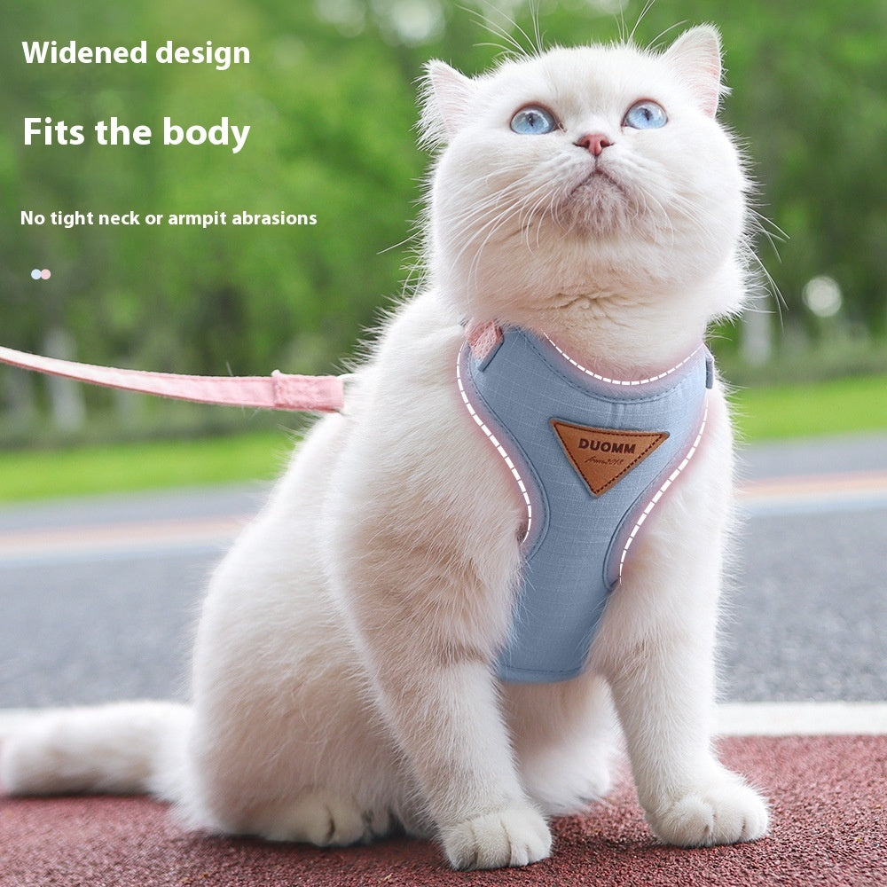 Pet Hand Holding Rope Anti Breaking Loose Cat Rope Out Chest Strap
