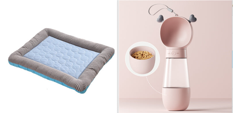 Pet Cooling Pad – Soft Ice Silk Summer Mat
