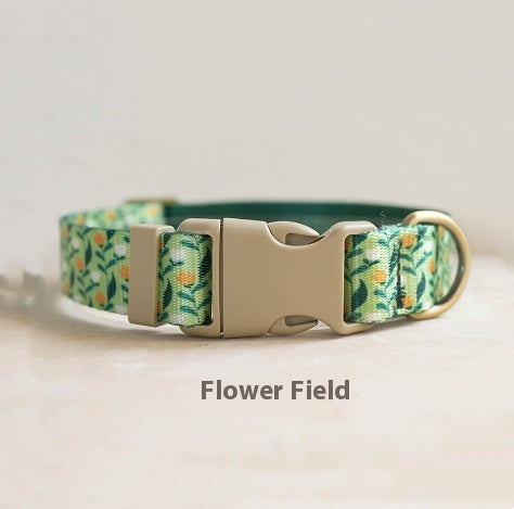 Nylon Ribbon Flower Pet Collar for All Seasons