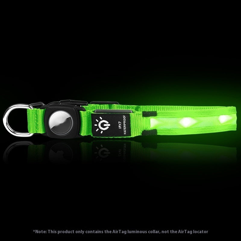 Ondaum Pet LED Luminous Collar – Waterproof & Adjustable for Night Safety