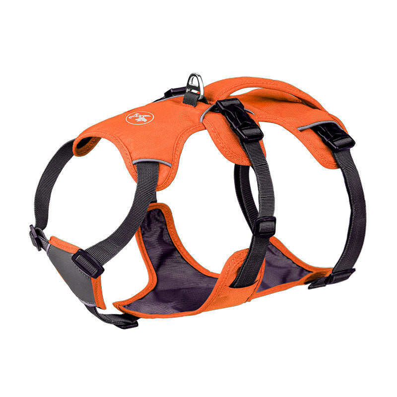 Large Anti Slip Pet Chest Harness In Traction Rope
