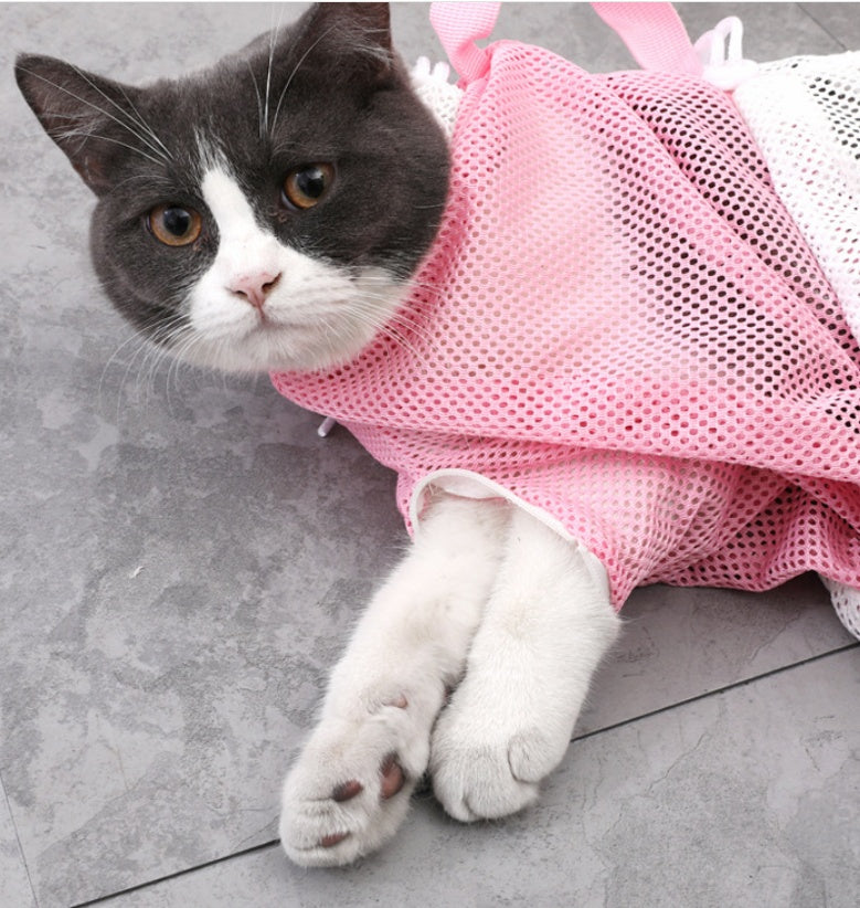 Cat Shower Fixed Pet Shower Bag