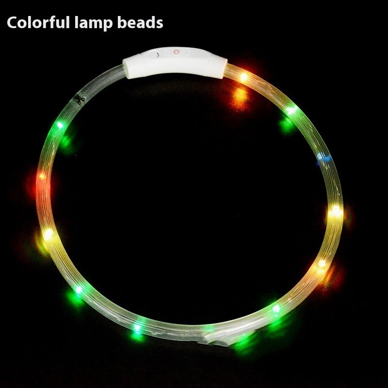 USB Rechargeable LED Pet Collar for Dogs