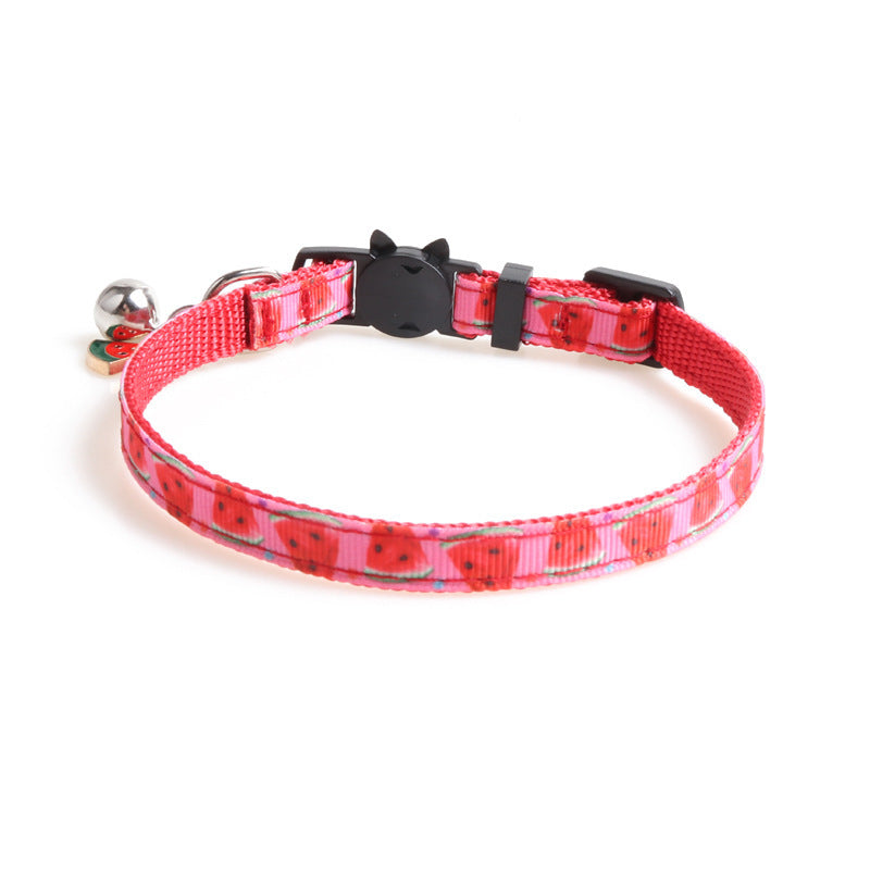 Arminger's New Pet Webbing Fruit Cat Collar