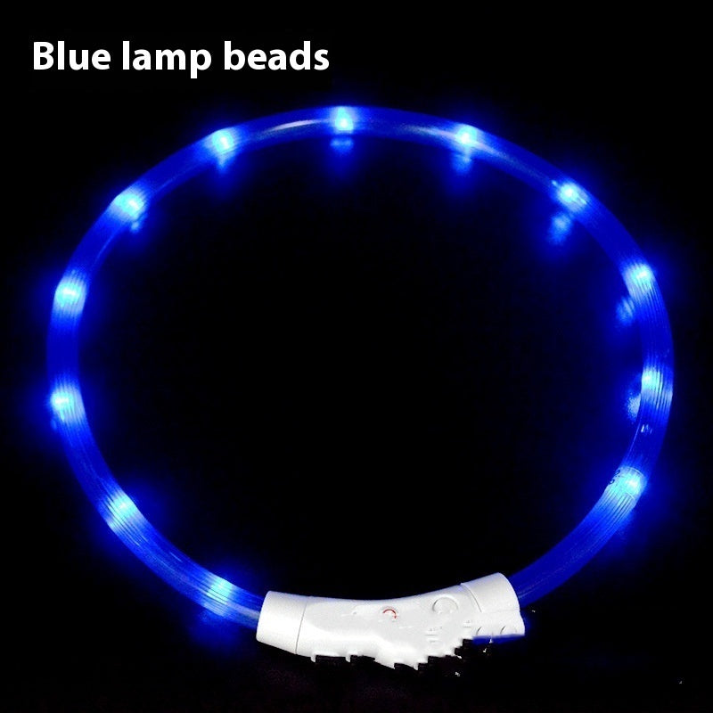 USB Rechargeable LED Pet Collar for Dogs