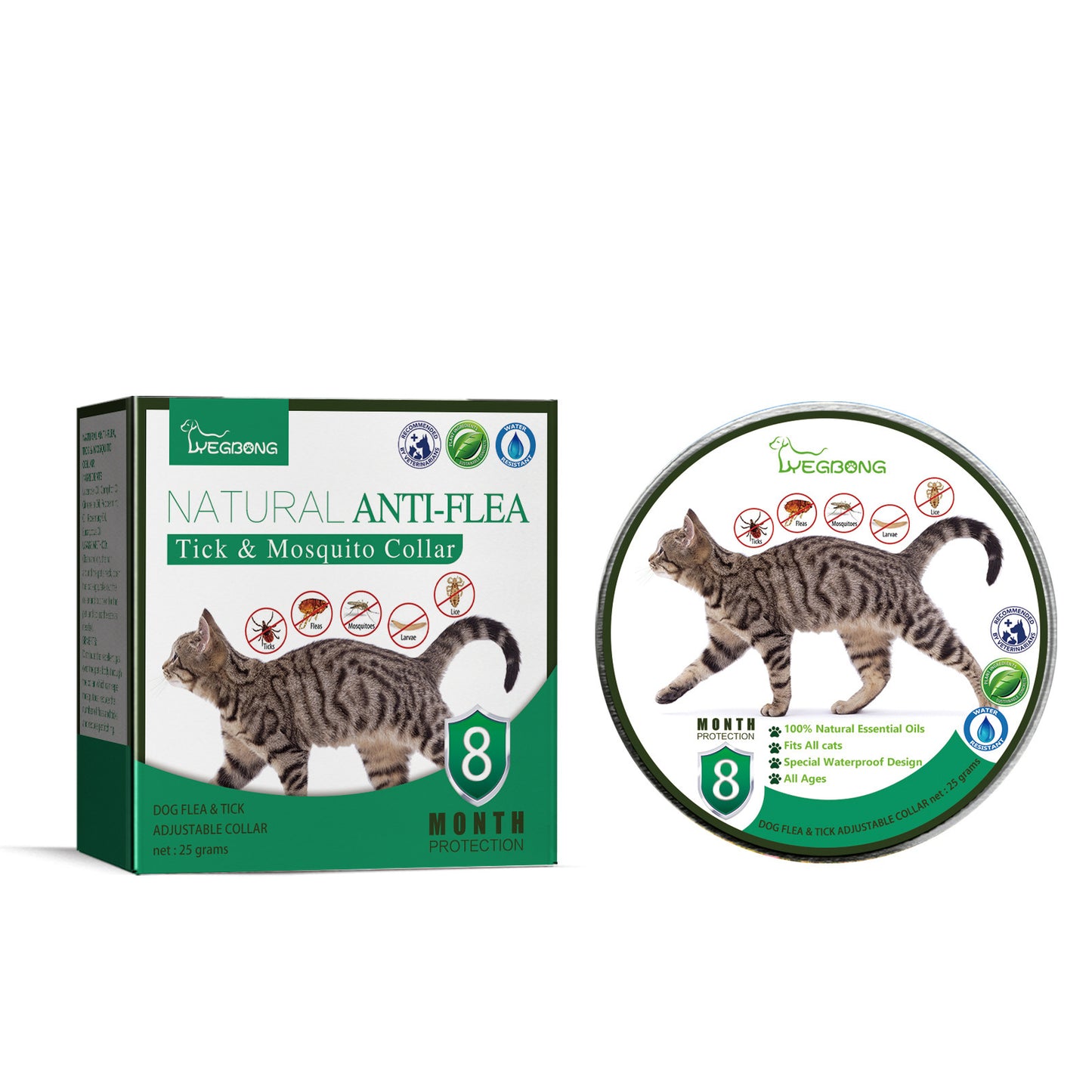 Pet Insect Collar with Natural Repellent