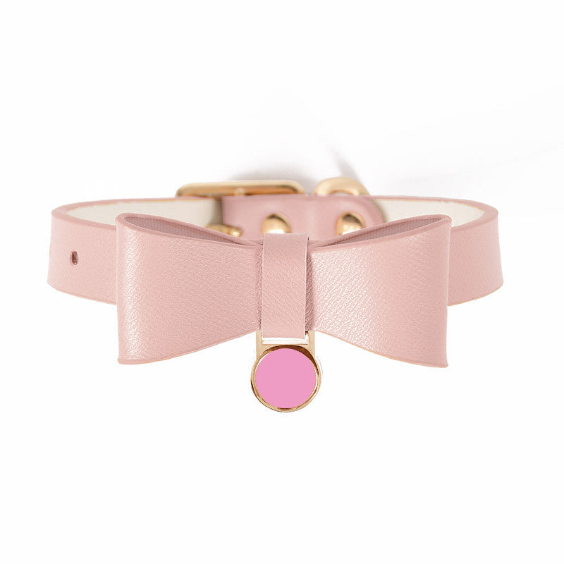 Luxury Leather Cat Collar for Stylish Pets