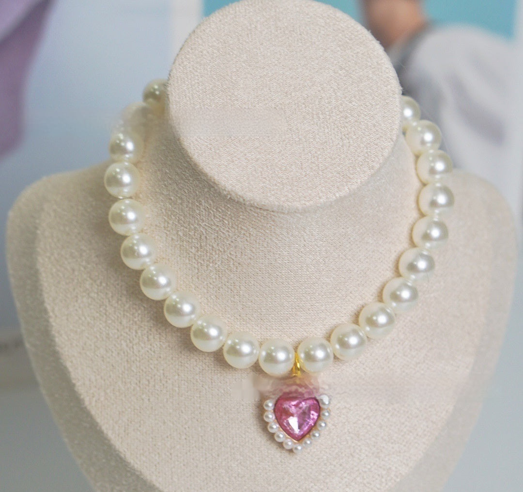 Pearl Love Gem Cat Collar for Stylish Cats