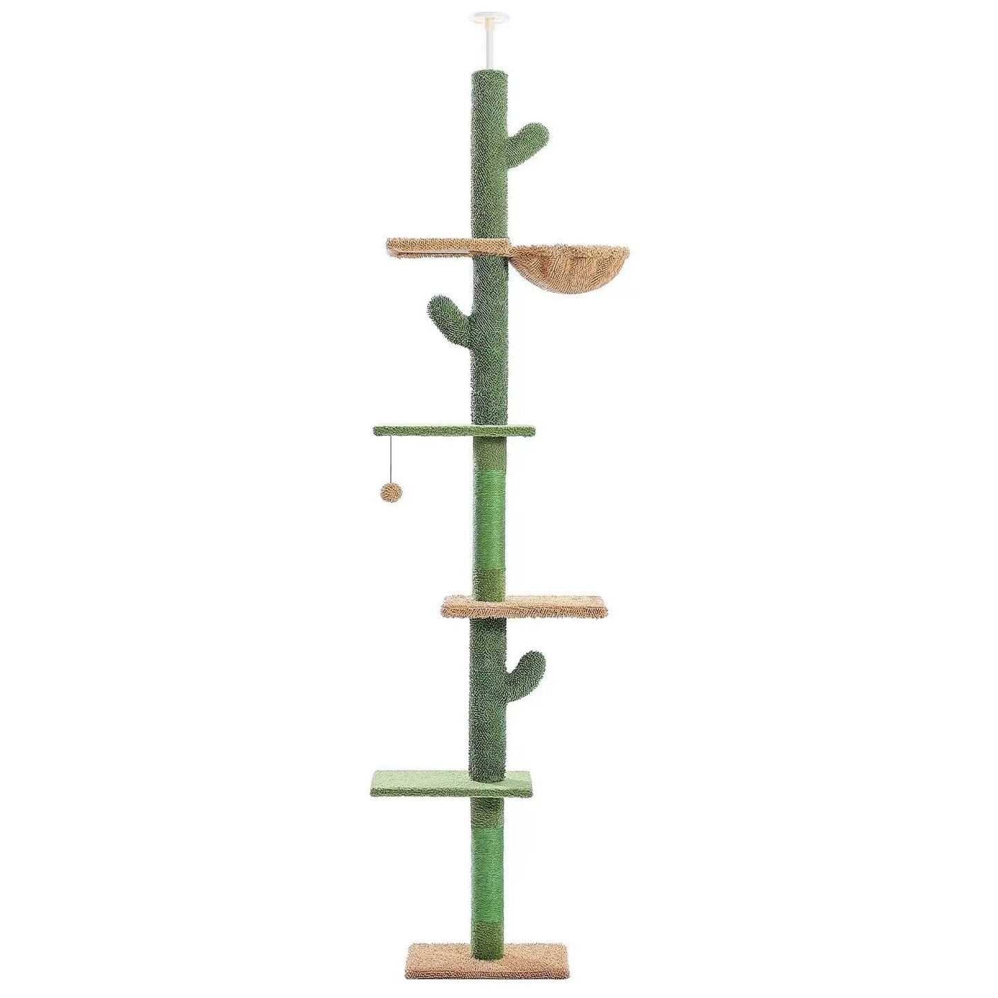 Ondaum Cactus Cat Nest – Integrated Cat Tree, Scratch Board, and Climbing Frame