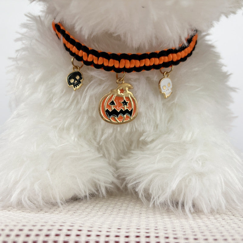 Halloween Geometric Pet Collar Decoration