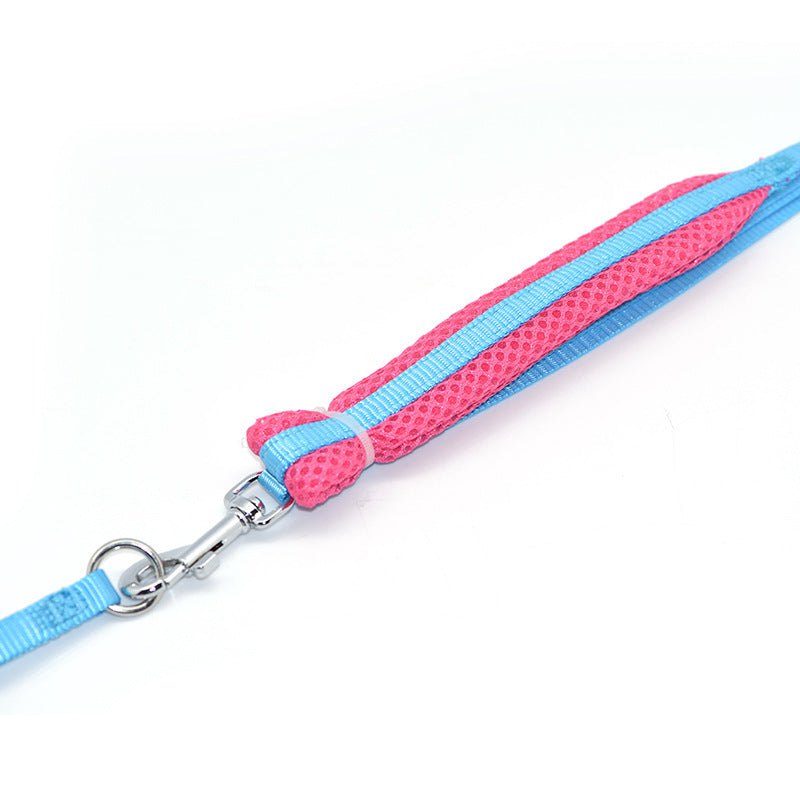 Dog Hand Holding Rope Chest Strap Nylon Clip