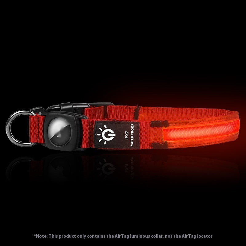 Ondaum Pet LED Luminous Collar – Waterproof & Adjustable for Night Safety