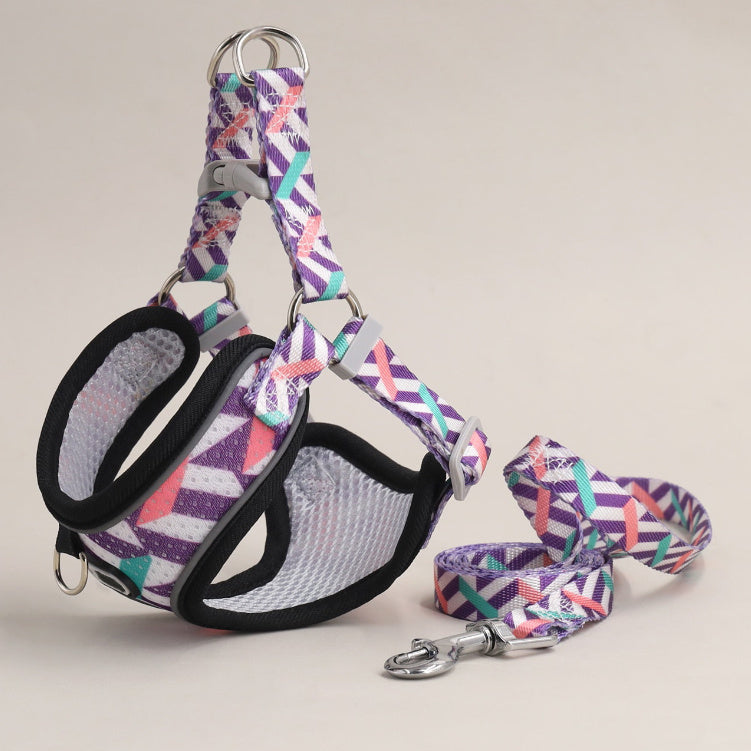 Pet's Chest-back Traction Dog Walking Chest Strap