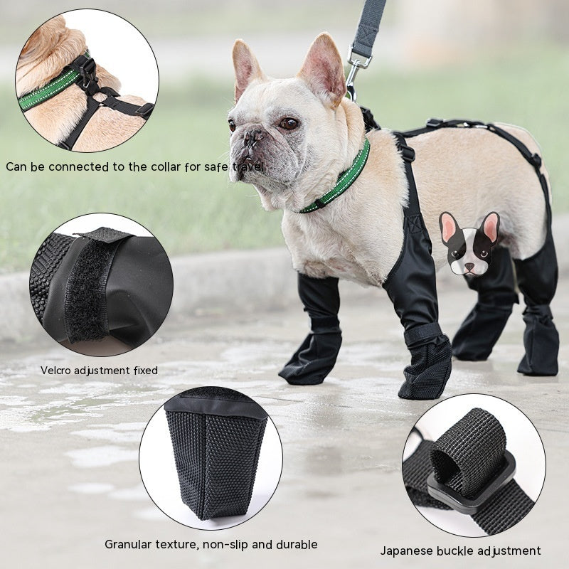 Waterproof Adjustable Dog Boots – Ultimate Paw Protection for Outdoor Adventures