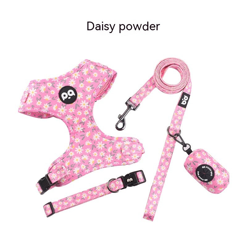 Pet Dog Hand Holding Rope Strap Suit