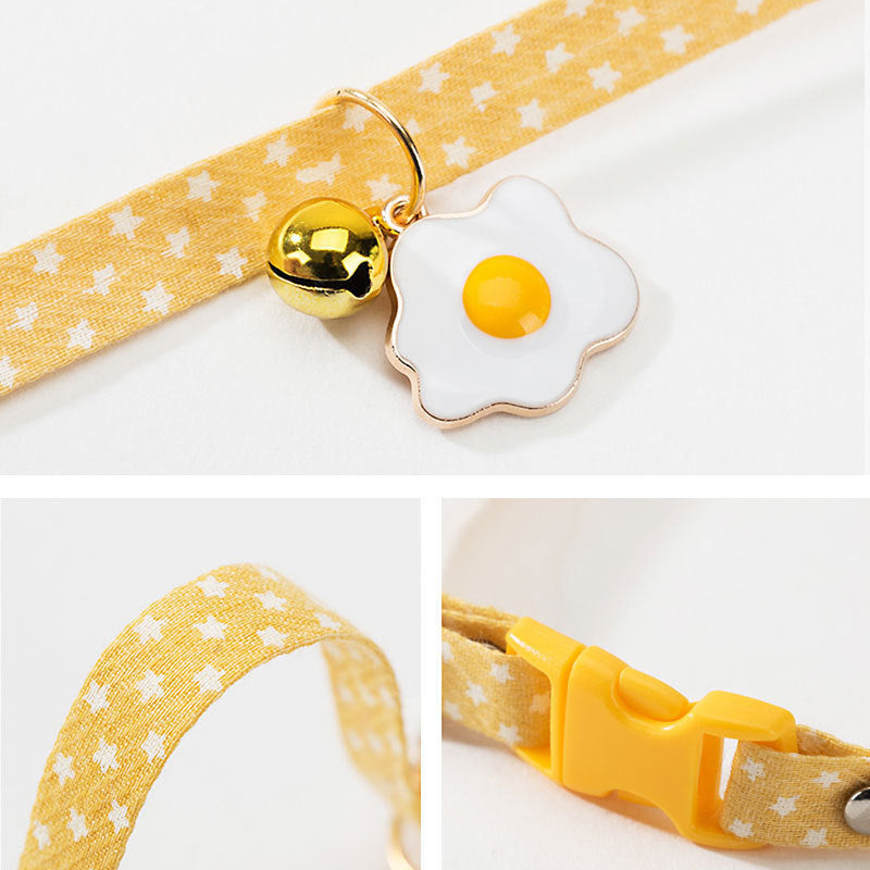 Ondaum Adjustable Cat Collar with Bell – Stylish, Safe, and Comfortable for Small Pets