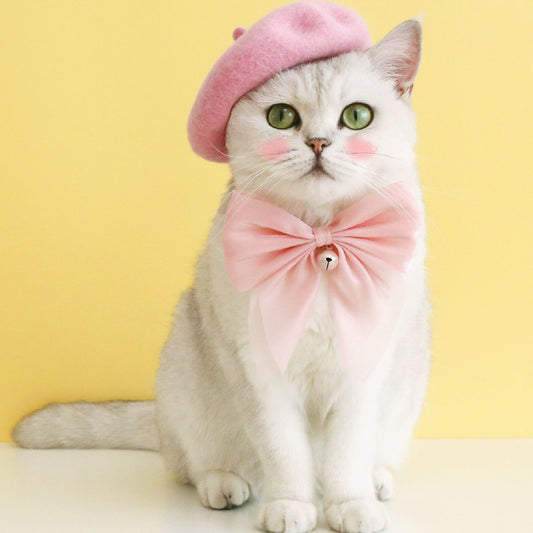 Ondaum Pet Cat Muppet Dog Bell Necklet Set – Stylish and Comfortable Accessories for Pets