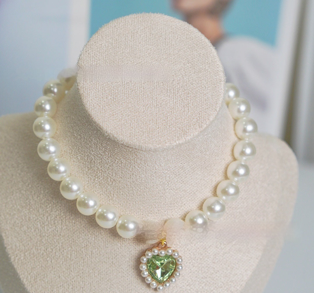 Pearl Love Gem Cat Collar for Stylish Cats