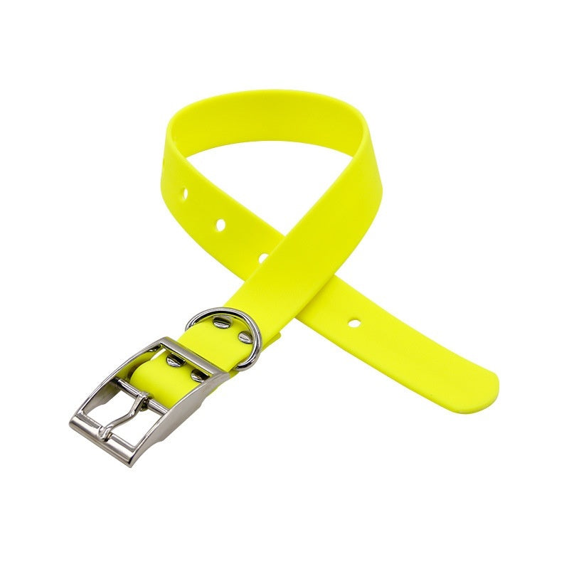 Ondaum Waterproof PVC Dog Collar – Durable, Wear-Resistant Pet Traction Collar