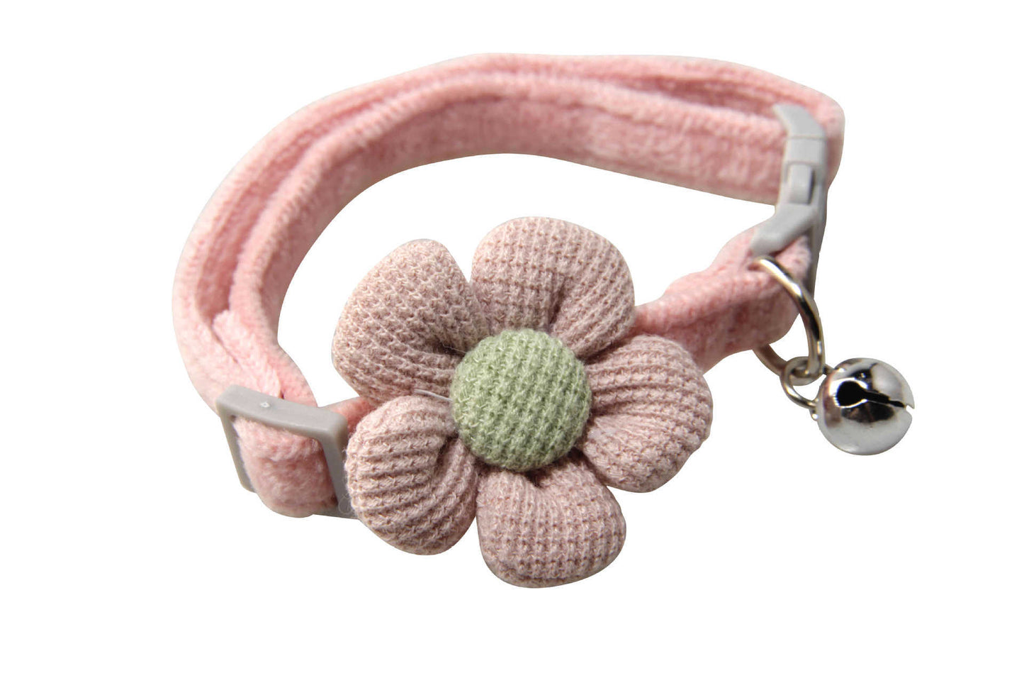Floral Dog Collar with Bell for Small Dogs