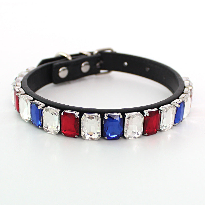 Pet Supplies Solid Color Collar Dog Chain