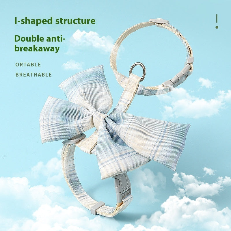 Product Title: Ondaum Bow I-Shaped JK Pet Hand Holding Rope for Cats – Comfortable and Durable Leash for Your Feline Friend