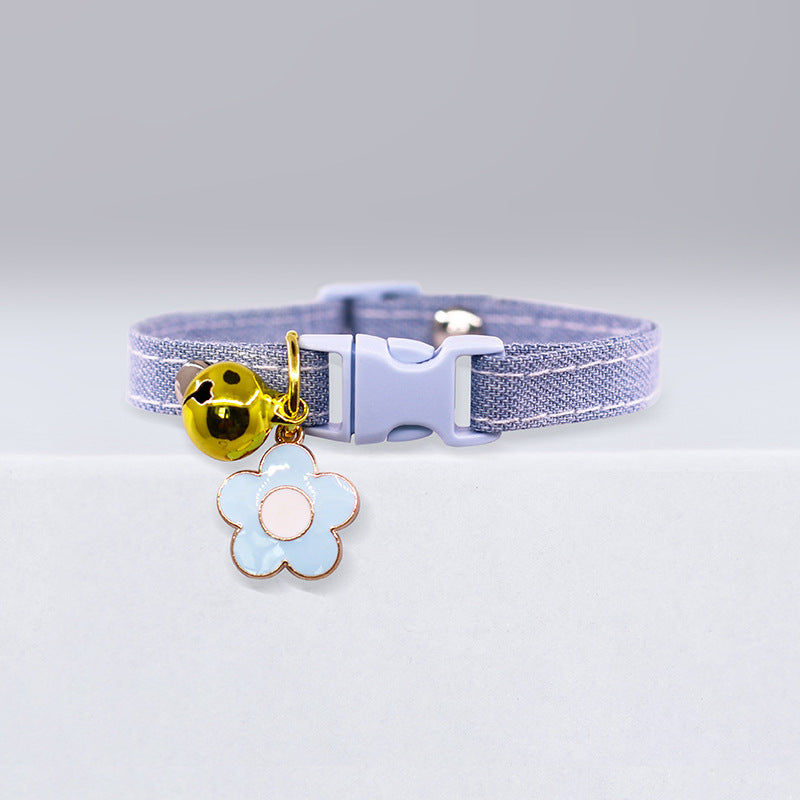 Cute Polka Dot Pet Cat Small Dog Collar