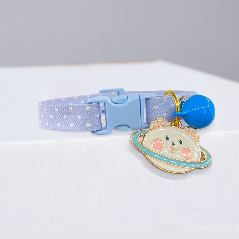 Cute Polka Dot Pet Cat Small Dog Collar