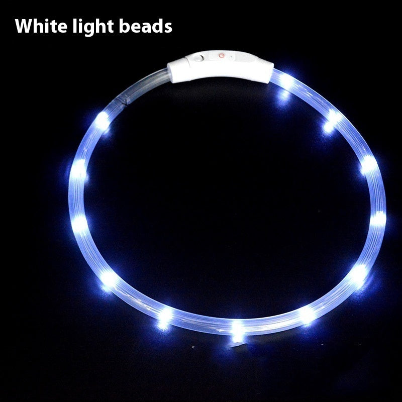 USB Rechargeable LED Pet Collar for Dogs