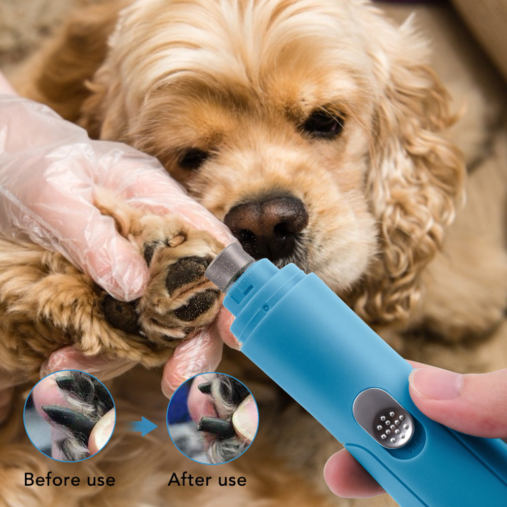 Electric Pet Nail Grinder - Safe & Versatile Grooming Tool