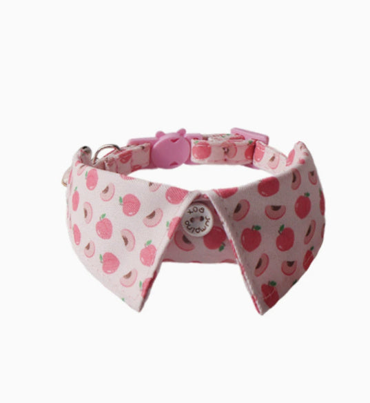 Fruit Blossom Bow Tie Cat Collar