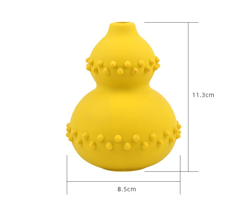 Ondaum Durable Rubber Dog Toy - Treat Dispenser & Chew Ball