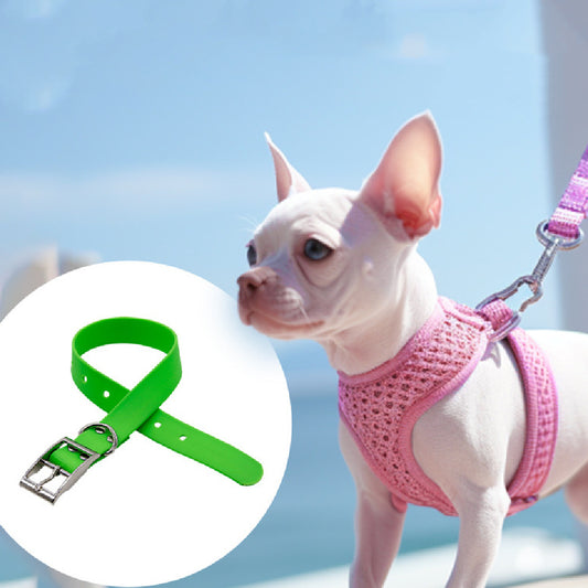 Ondaum Waterproof PVC Dog Collar – Durable, Wear-Resistant Pet Traction Collar