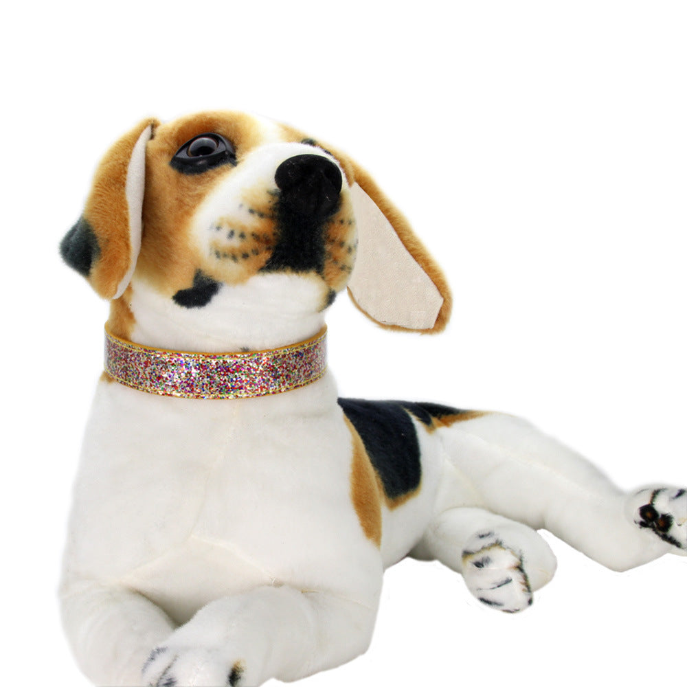 Pet Cat And Dog Retractable Collar Shiny Diamond