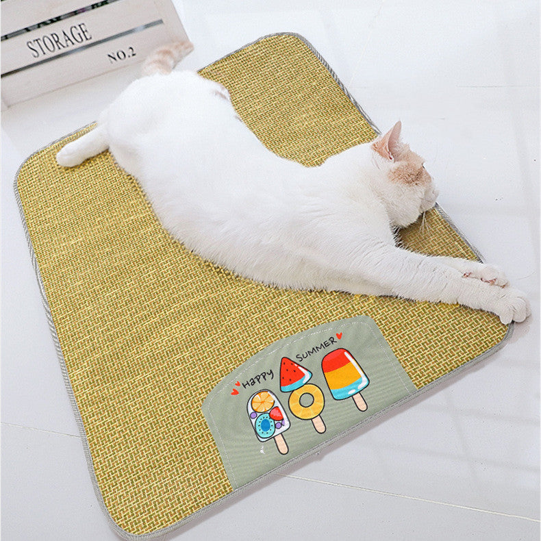 Cooling Rattan Pet Sleeping Mat